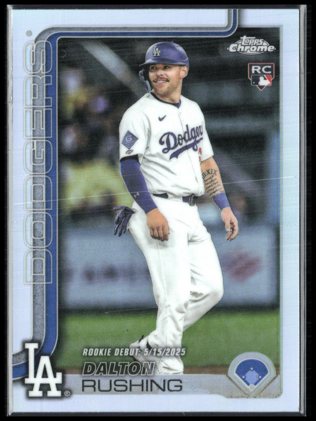 Dalton Rushing RC Refractor Debut