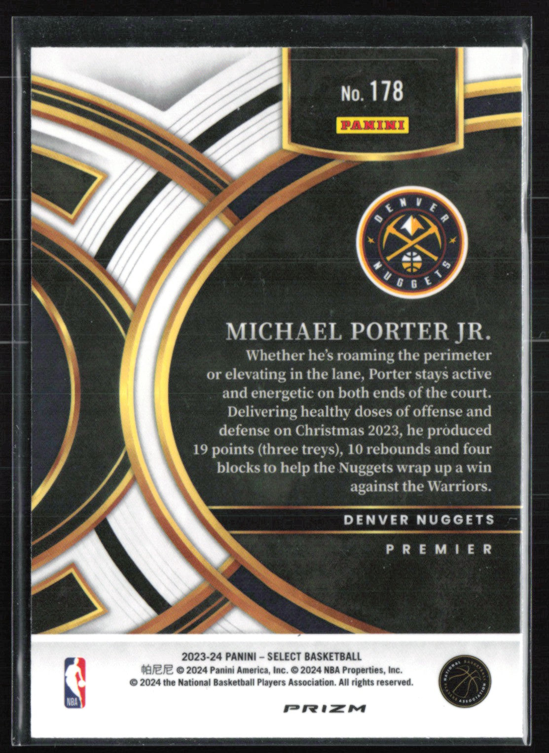 Michael Porter Jr. Tri-Color Prizm