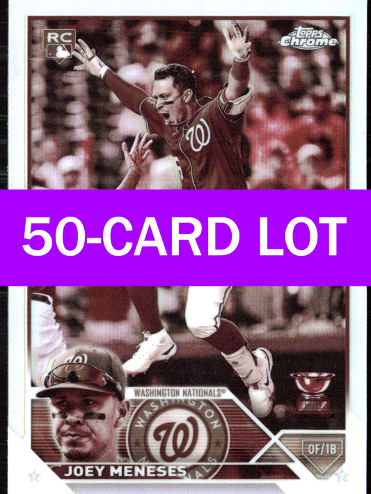50-Card Baseball Lot - All Sepia Refractors