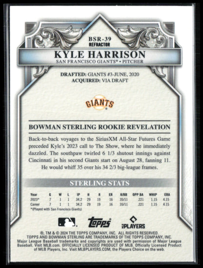 Kyle Harrison RC /199 Refractor
