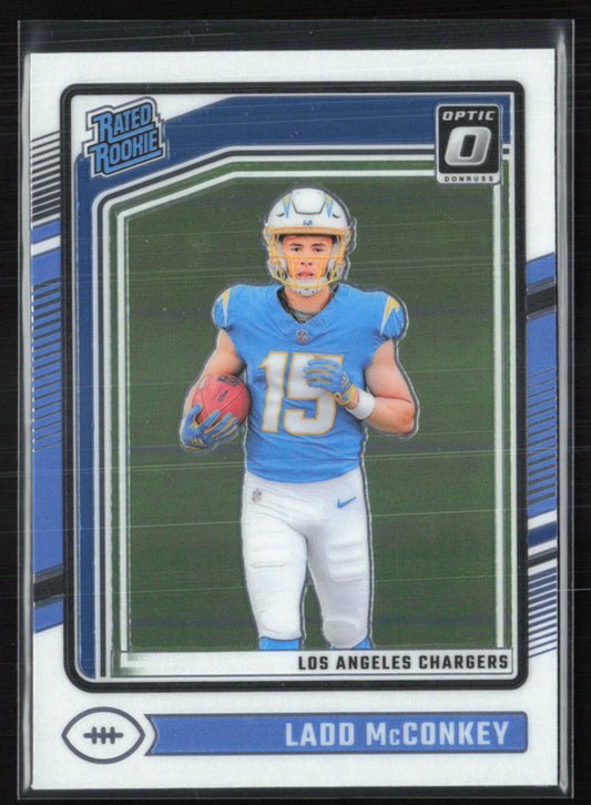 Ladd McConkey RC Optic Rated Rookie