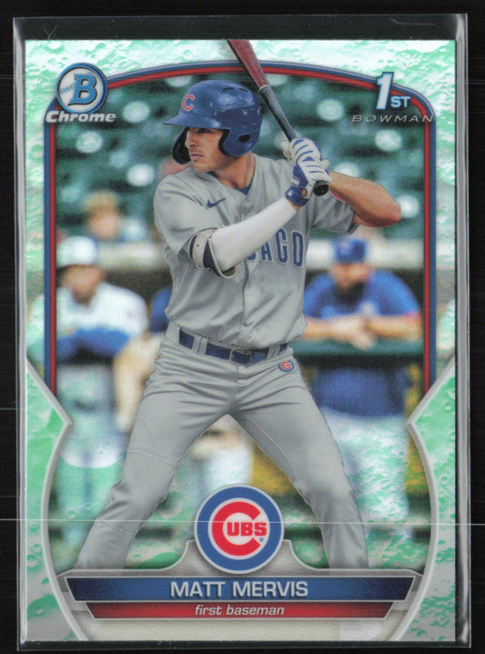 Matt Mervis 1st Bowman Lunar Green