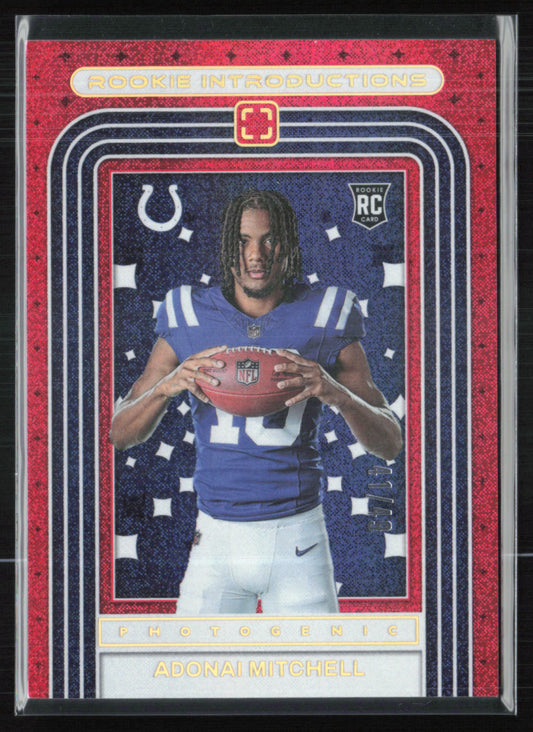 Adonai Mitchell RC Red /49 Photogenic