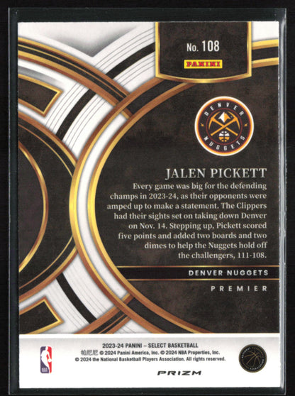 Jalen Pickett RC Green Flash