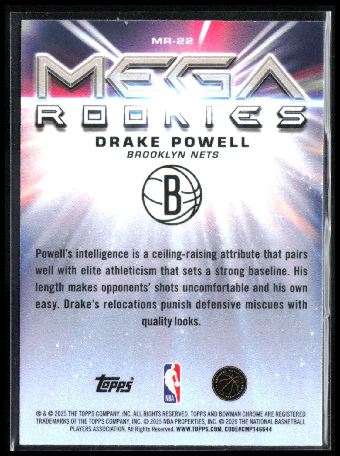 Drake Powell RC Mojo Mega Rookies