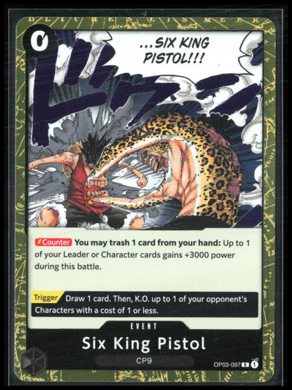 Six King Pistol Rare Holo (One Piece)