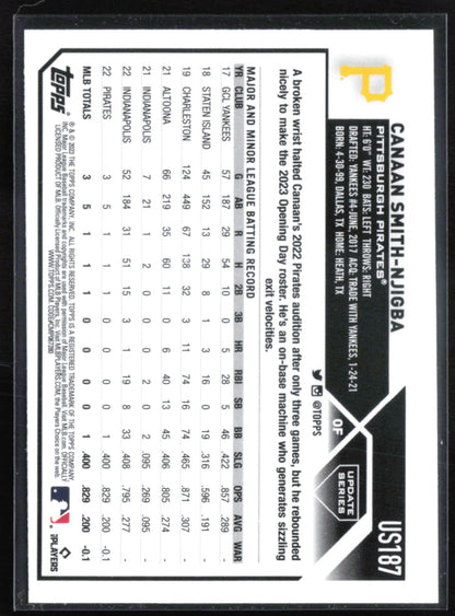 Canaan Smith-Njigba RC Rainbow Foil