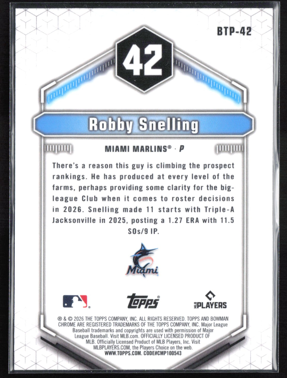 Robby Snelling Top 100