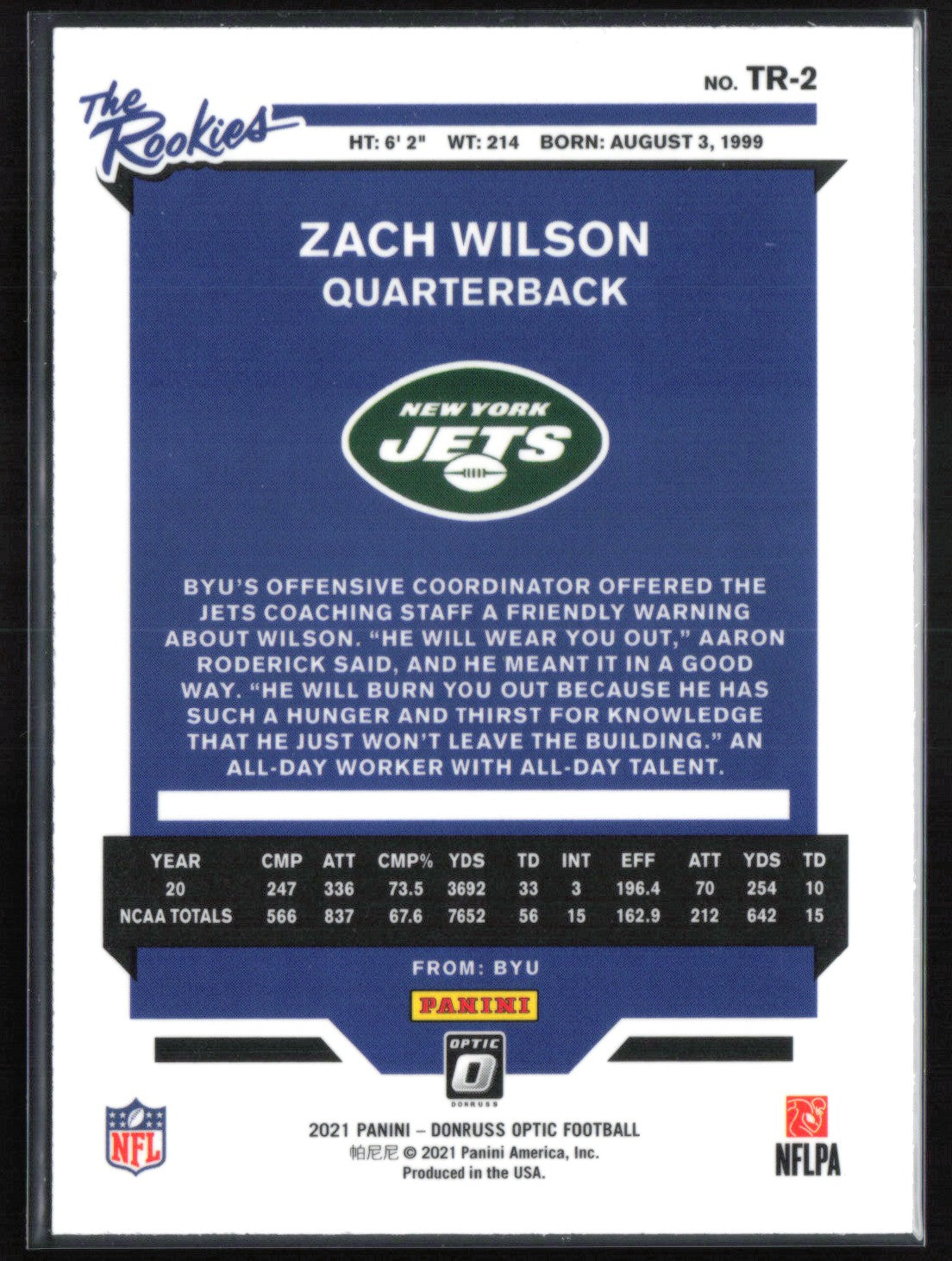Zach Wilson RC