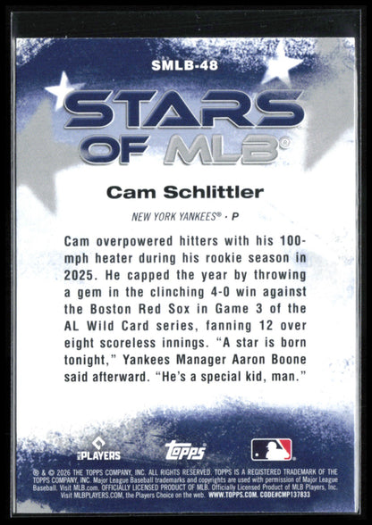 Cam Schlittler RC