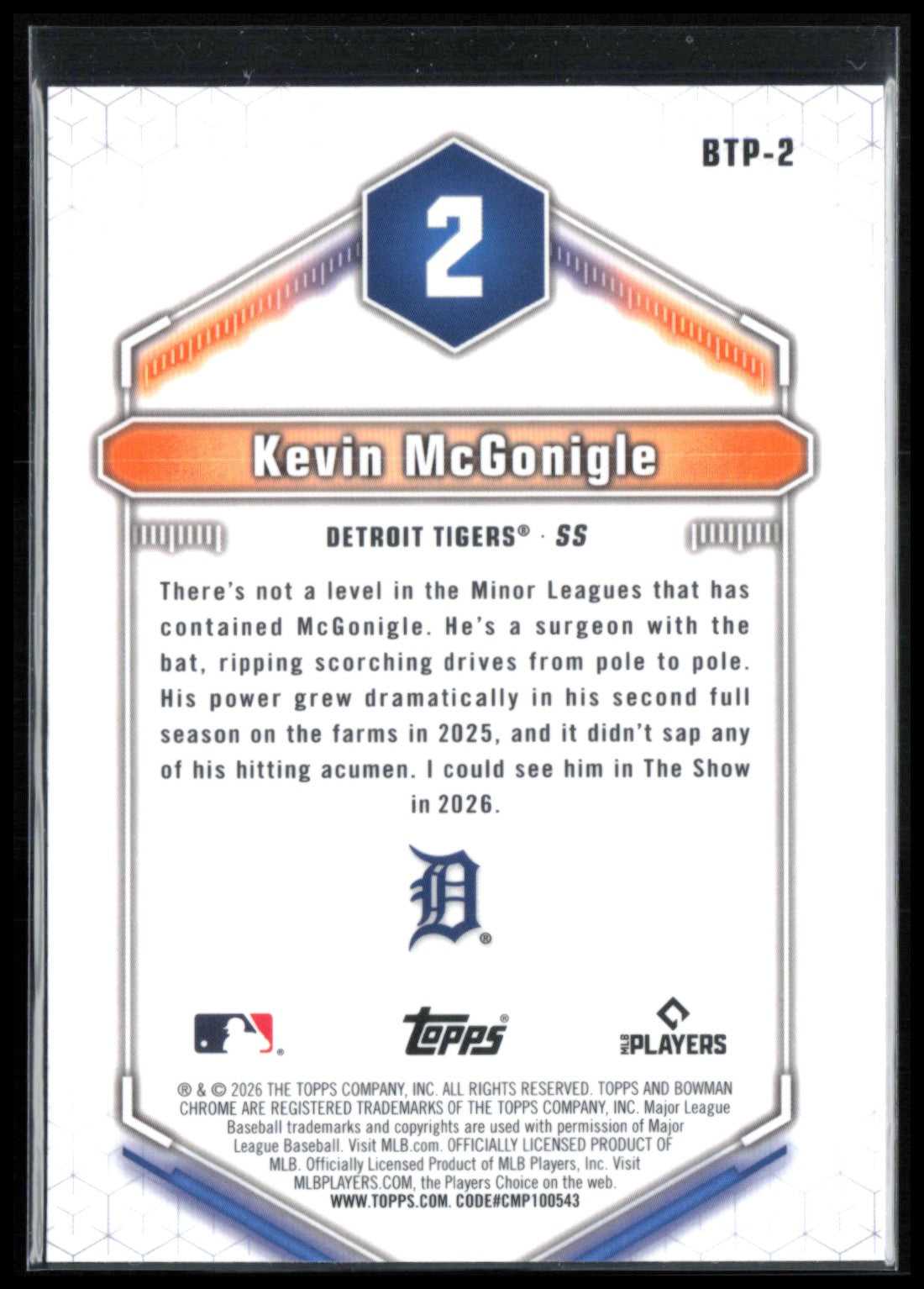 Kevin McGonigle Top 100