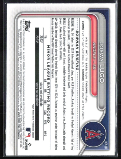 Joswa Lugo 1st Bowman Mojo