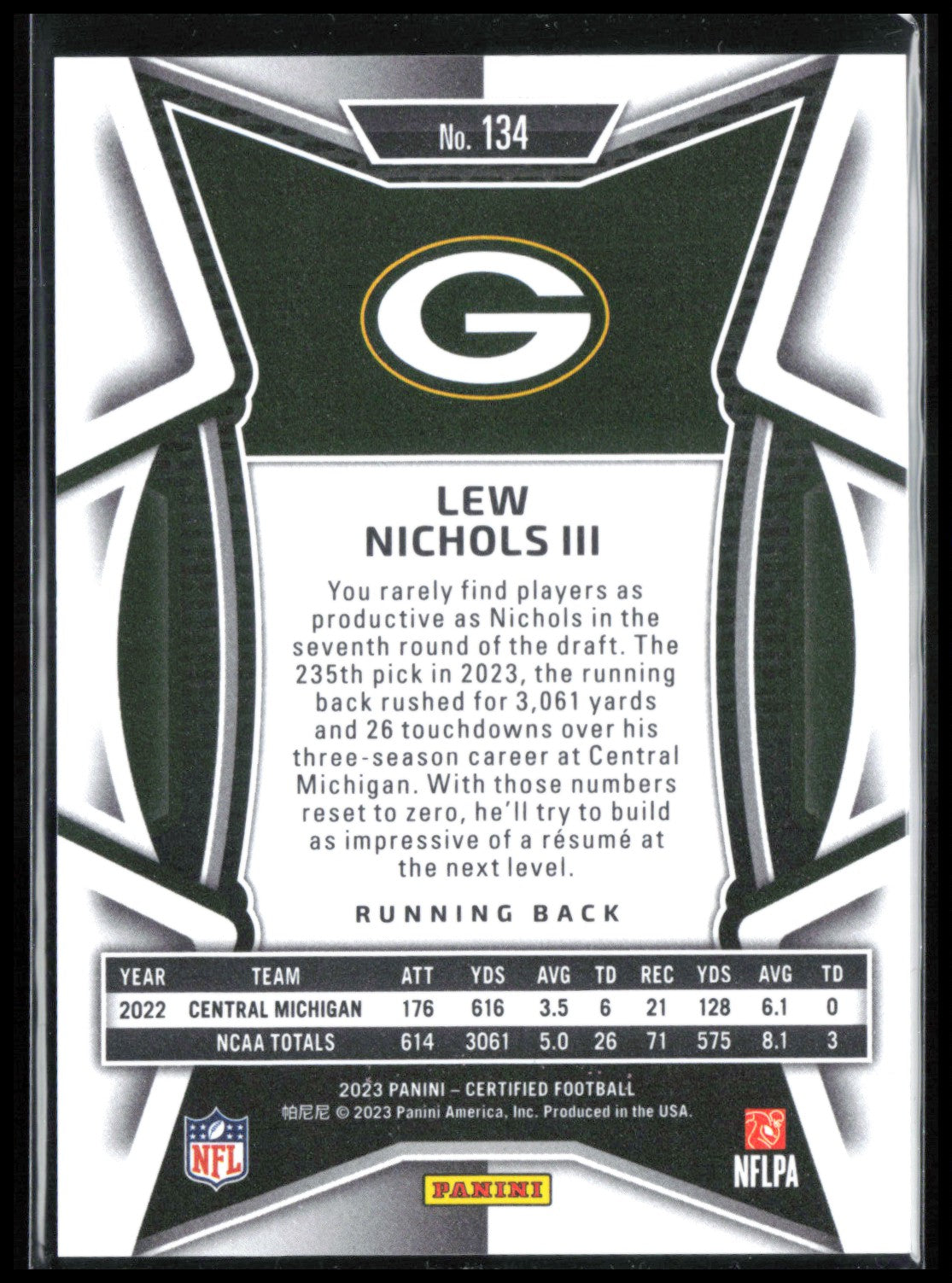 Lew Nichols III RC /50 Mirror Teal
