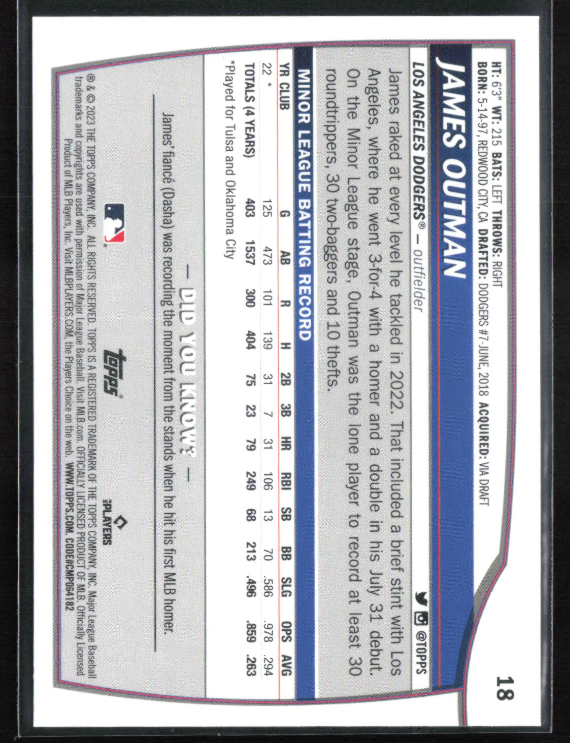James Outman RC
