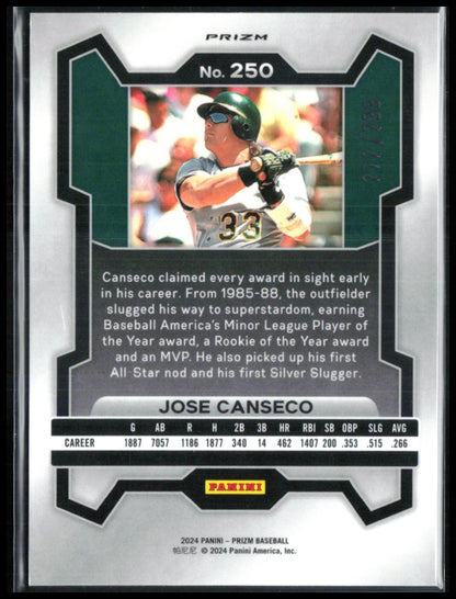 Jose Canseco Retail Red