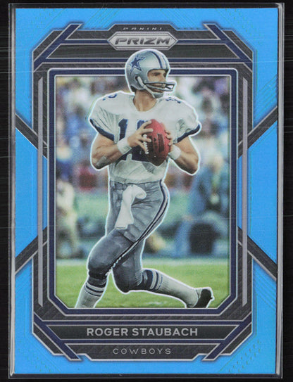 Roger Staubach Light Blue Prizm