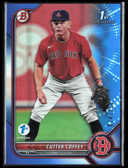 Cutter Coffey 1st Bowman Blue /150