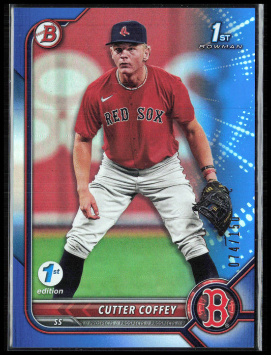 Cutter Coffey 1st Bowman Blue /150
