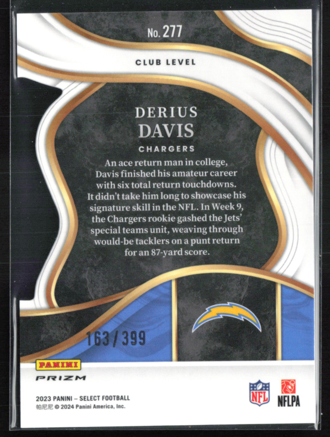 Derius Davis RC Orange /399