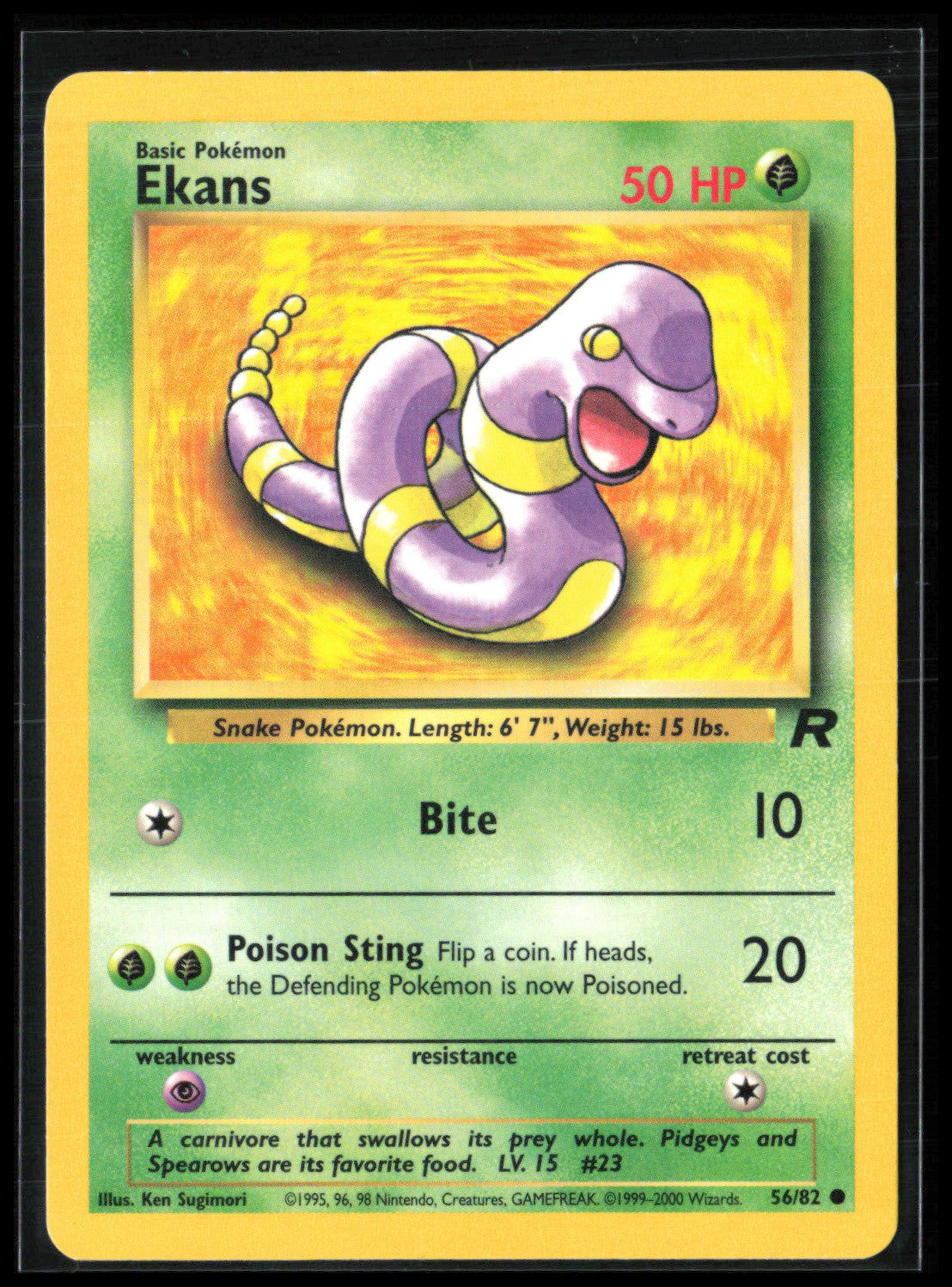 Ekans 2000 Team Rocket
