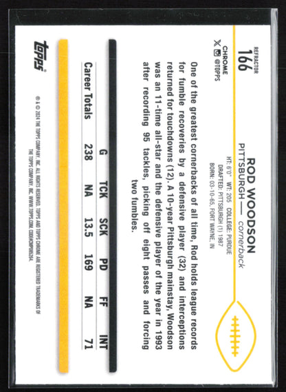 Rod Woodson Refractor