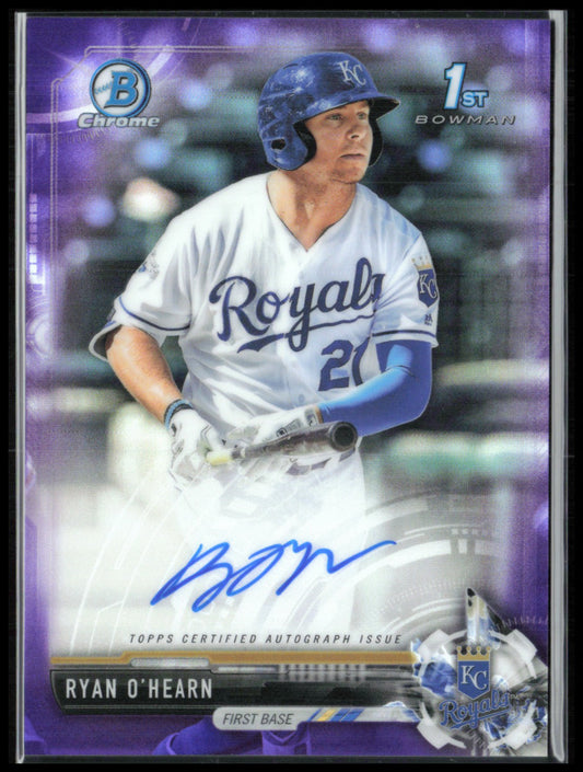 Ryan O'Hearn 1st Bowman Auto Purple Refractor /250