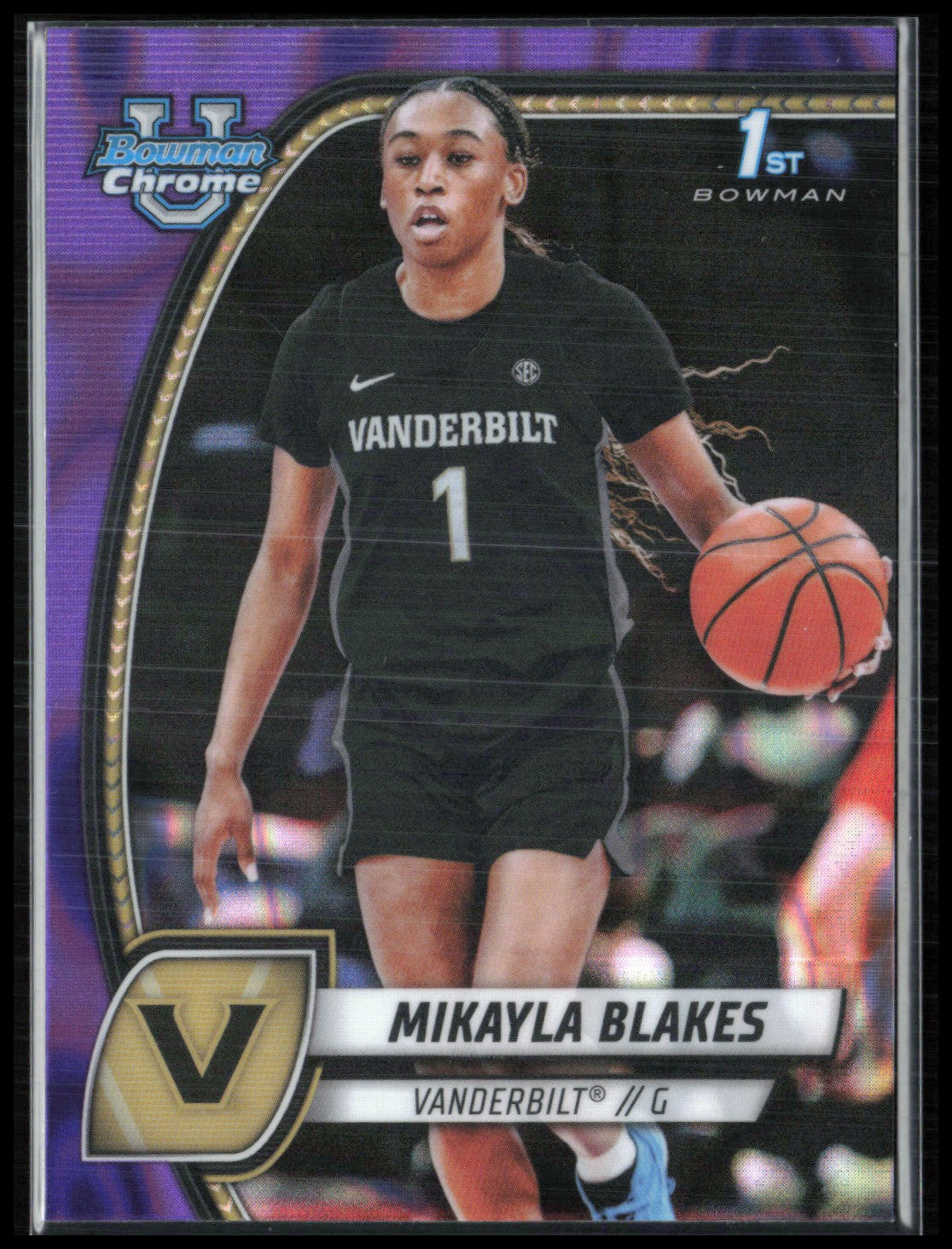 Mikayla Blakes 1st Bowman Purple Lava