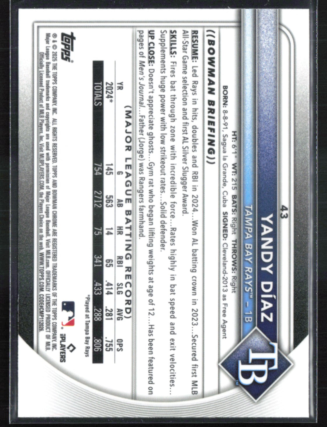 Yandy Diaz /499 Geometric