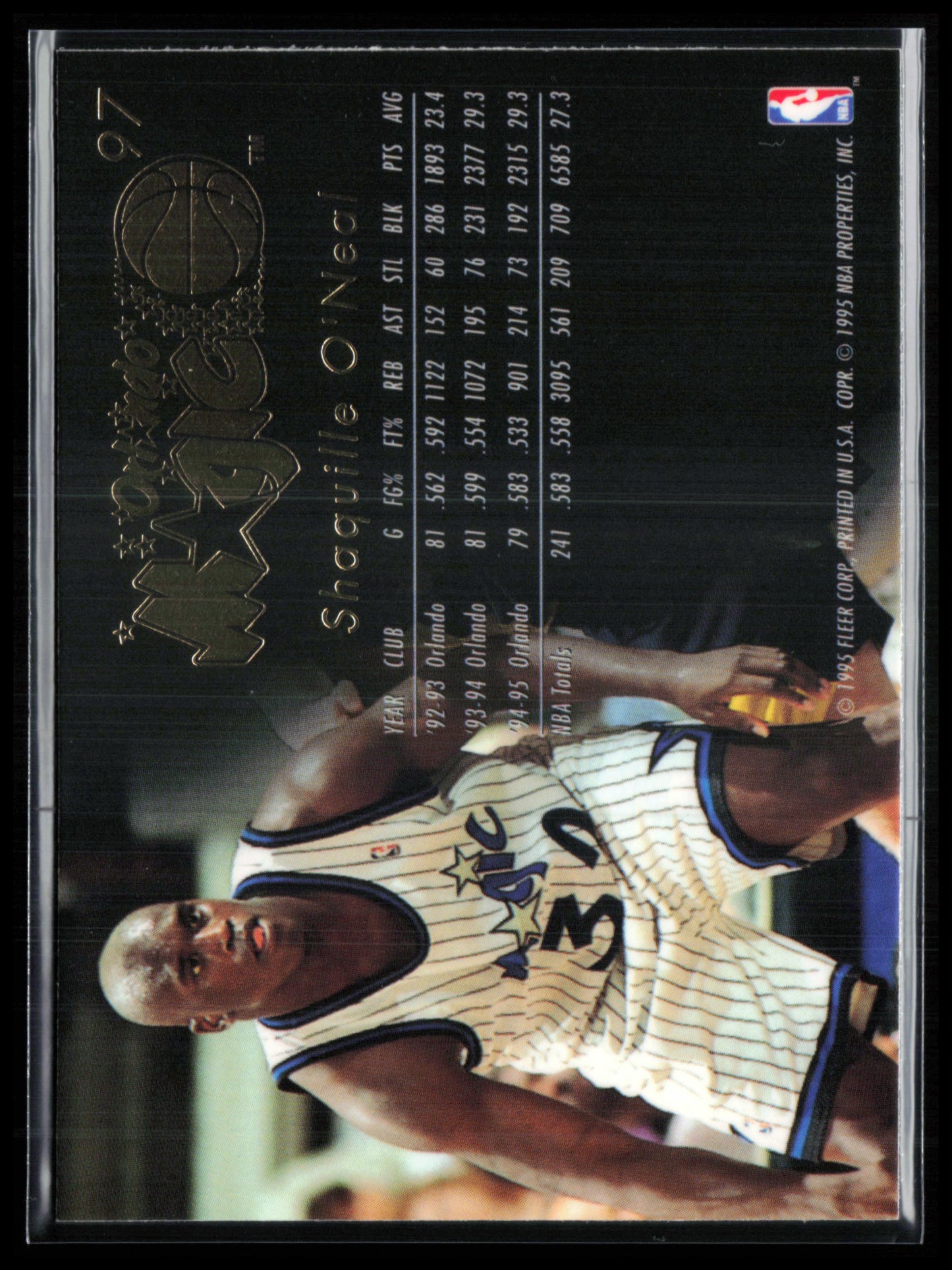 Shaquille O'Neal 1995-96 Flair