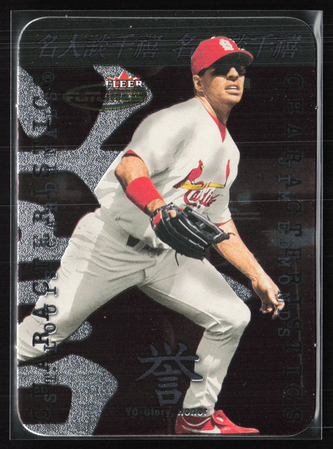 Jim Edmonds 2001 Fleer Futures Die-Cut