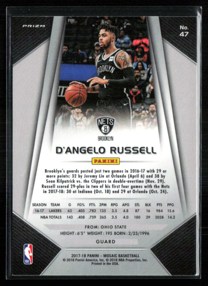 D'Angelo Russell Mosaic Prizm