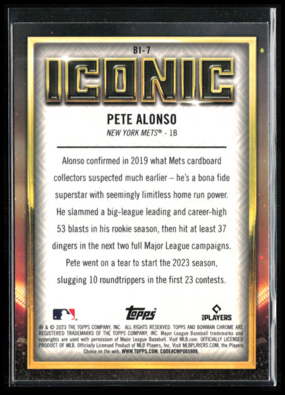 Pete Alonso Iconic