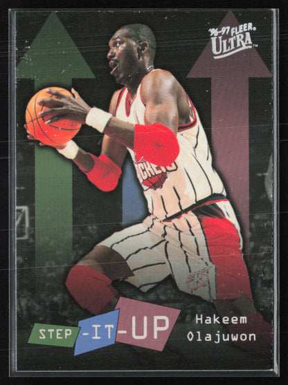 Hakeem Olajuwon Step-It-Up 1996-97 Fleer Ultra