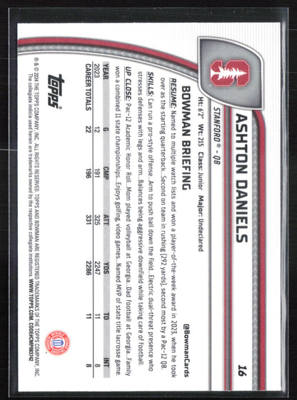 Ashton Daniels 1st Bowman Pink Lava