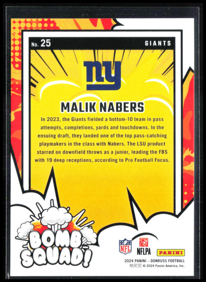 Malik Nabers Bomb Squad!