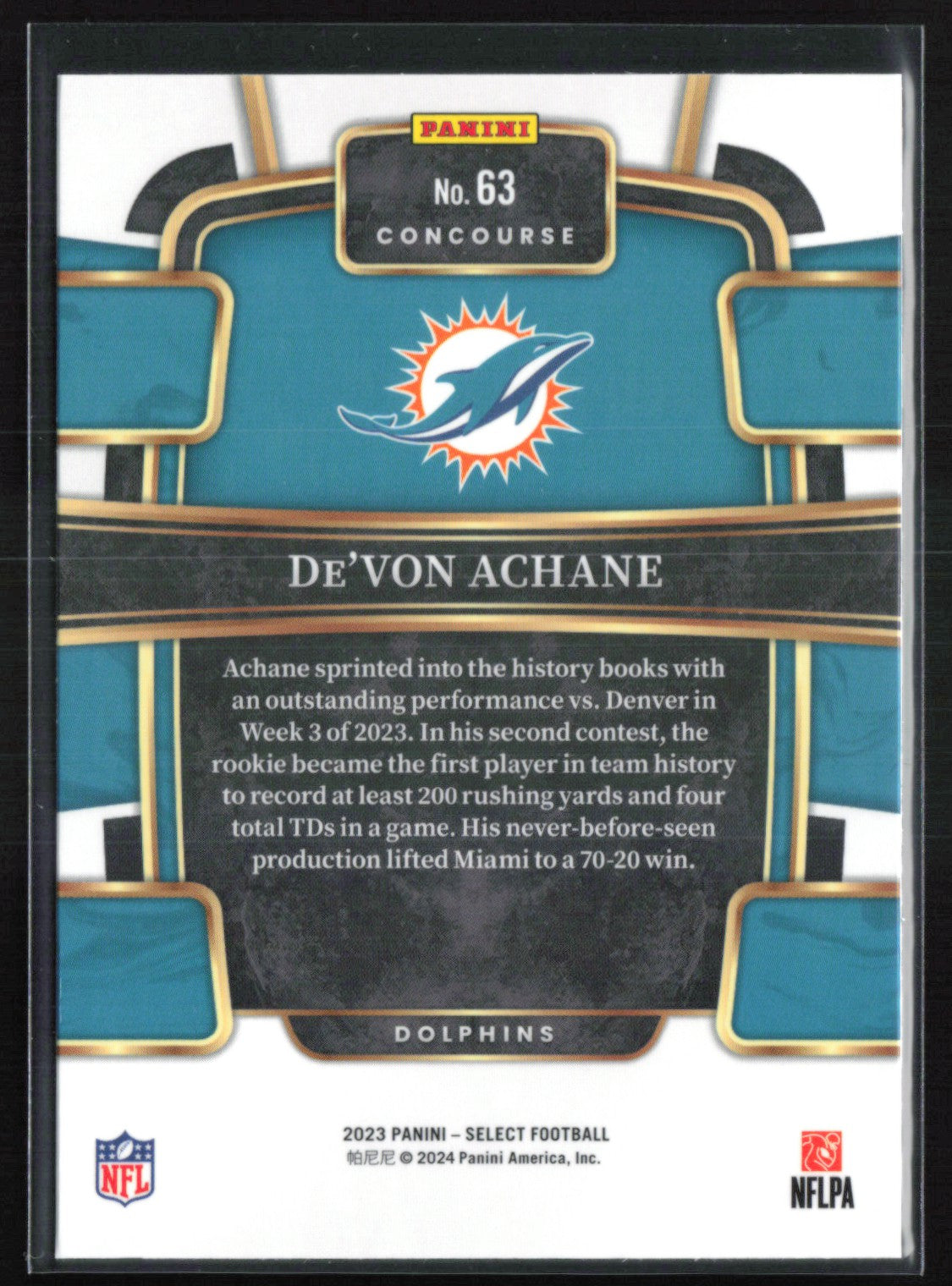 De'Von Achane RC