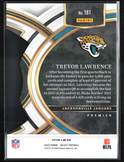 Trevor Lawrence Gold Black Die-Cut