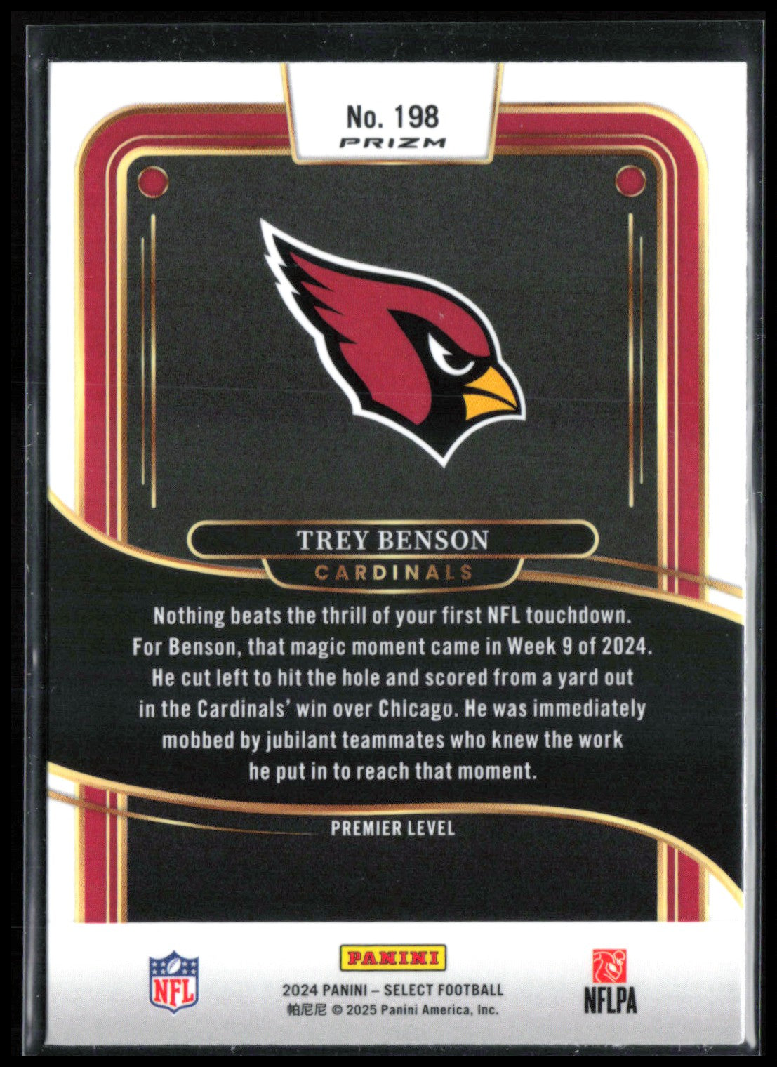 Trey Benson RC Black Red Shock