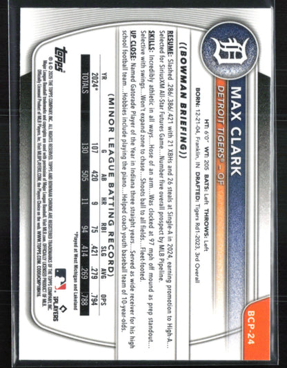 Max Clark Prospects