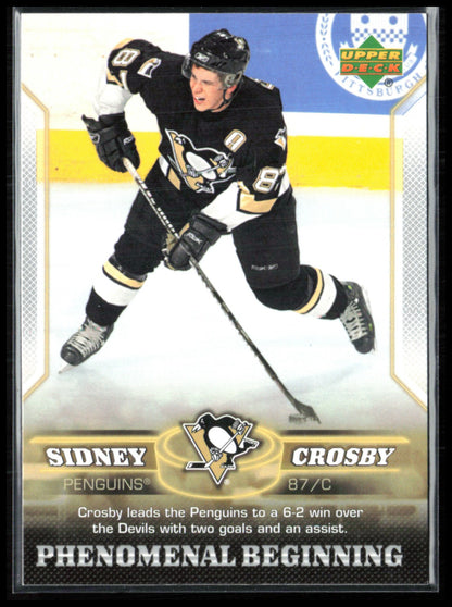 Sidney Crosby Phenomenal Beginning 2005 UD
