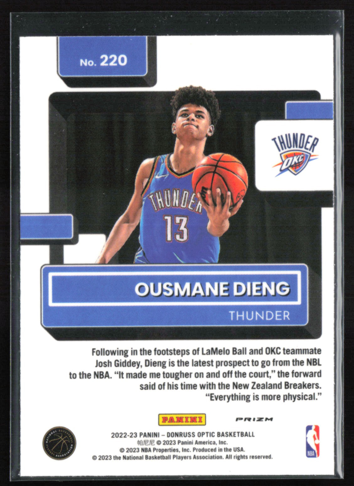 Ousmane Dieng RC Red Wave