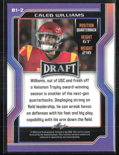 Caleb Williams Draft