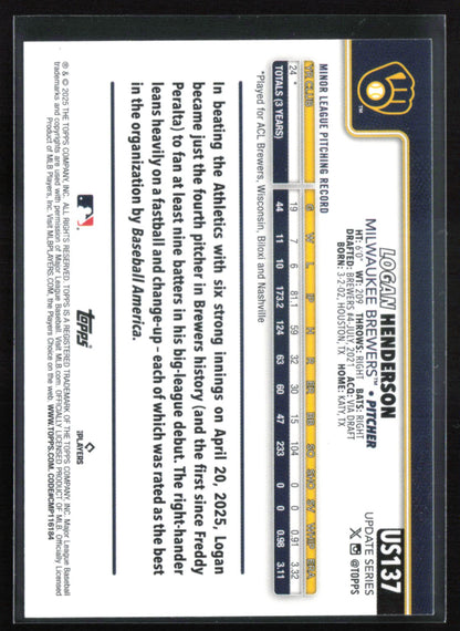 Logan Henderson RC Rainbow Foil