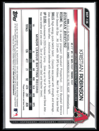 Kristian Robinson Mini Diamond Prospect /299