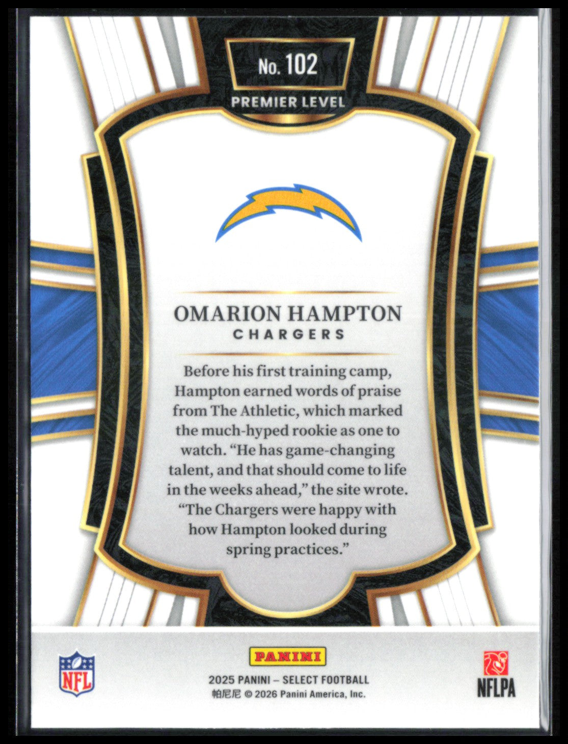 Omarion Hampton RC