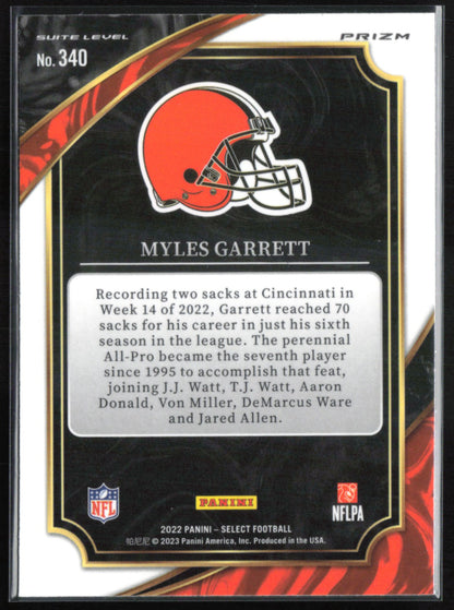 Myles Garrett Silver Suite Level