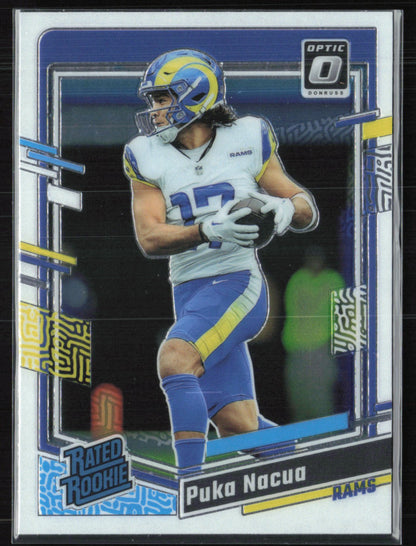 Puka Nacua RC Rated Rookie Optic