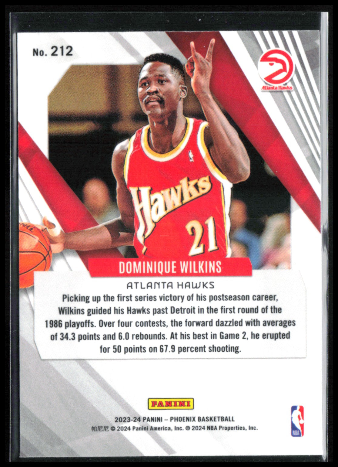 Dominique Wilkins Silver