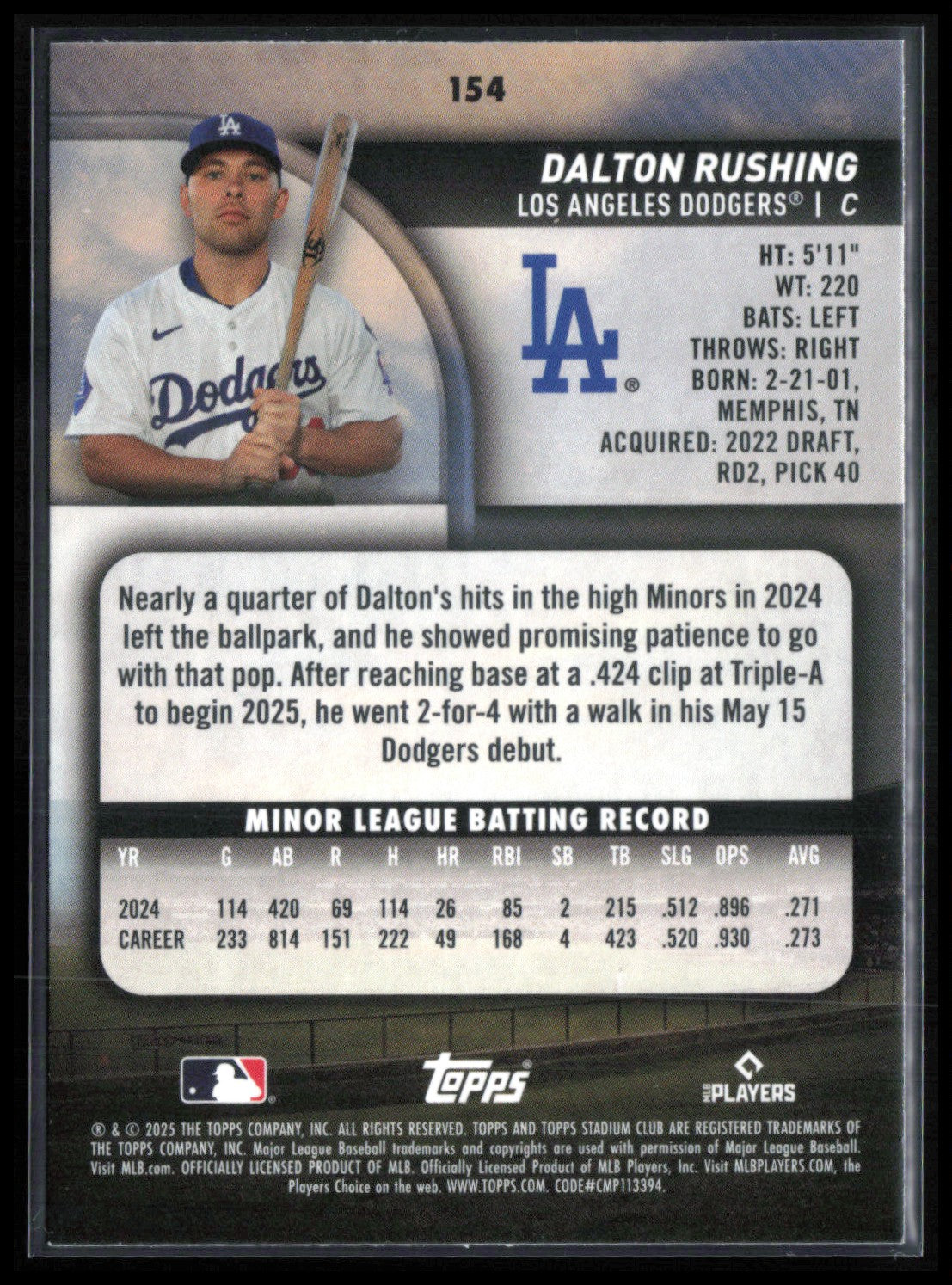 Dalton Rushing RC