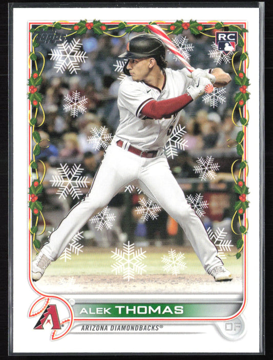 Alek Thomas RC Candy Cane Bat